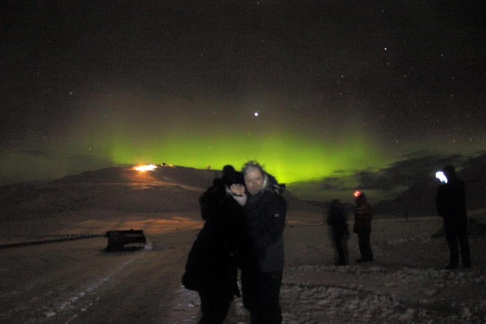 Nordlichter Longyearbyen Spitzbergen © Ines Erlacher und Thomas Mussbacher